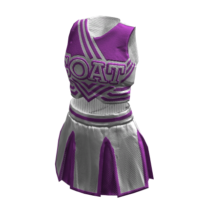 Cheerleader Uniform | White Pink thumbnail