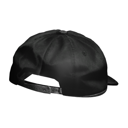 Thrifted Black Cap Backwards