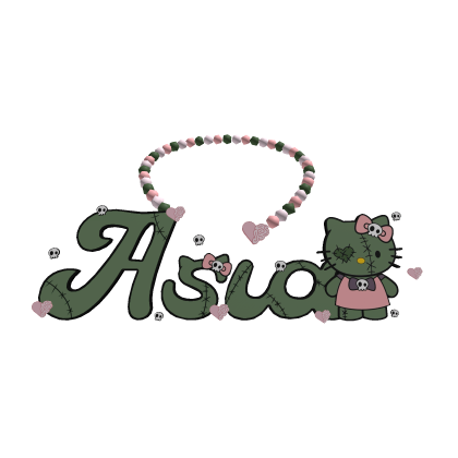 ♡ : asia jumbo zombie kitty beaded 3.0 Roblox item