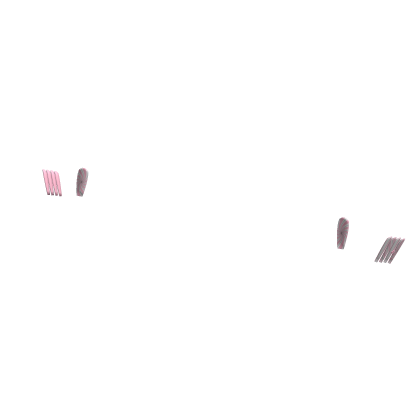 Pink Peppermint Christmas Present Coffin Nails