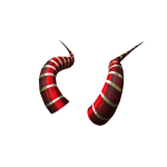 Reverse Candy Cane Horns