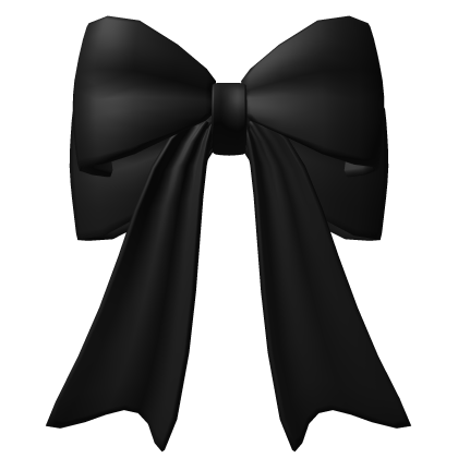 Big Black Basic Ribbons Cutesy Roblox item