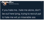 I only accept the people who are chill