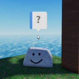 Talk to a rock on rock island