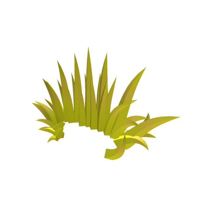 Yellow Punk Mohawk w Horns