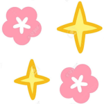 Sparkle and flower