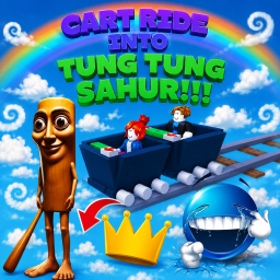 Cart ride into Tung Tung Tung Sahur!