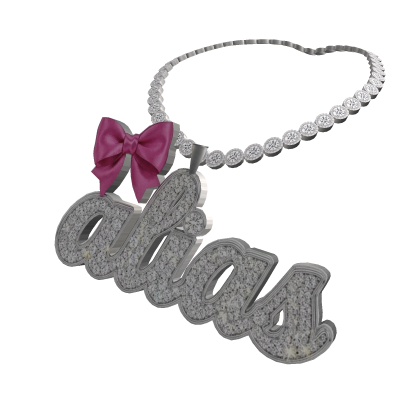 "alias" custom vvs necklace thumbnail