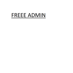 FREE ADMIN