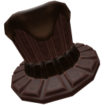 Melted Dark Chocolate Top Hat