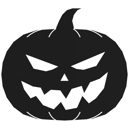 Glowing Halloween Pumpkin Black White Roblox item