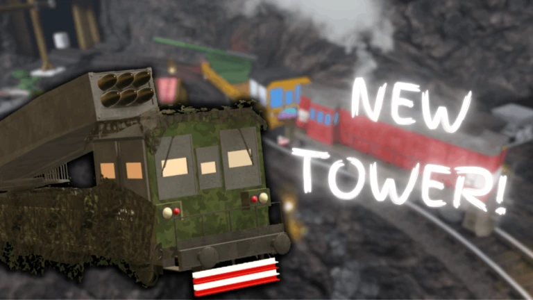 Iron Rail Defense [🚀NEW TOWER]