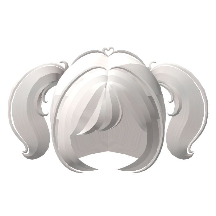 . ‿ ♡ silly baby mini heart pigtails light blond