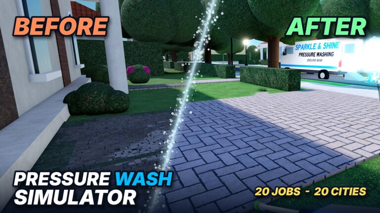 Pressure Wash Simulator — official Roblox game image