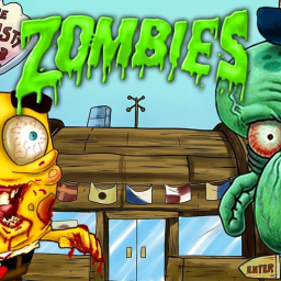 Survive Zombies at the Krusty Krab!