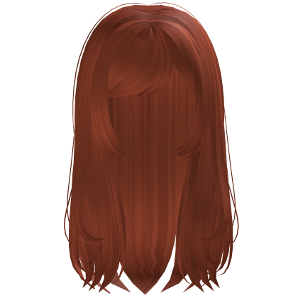 Gorgeous Long Fluffy Layered Hair (Ginger) Roblox item