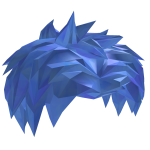 Messy Sapphire Middle Part