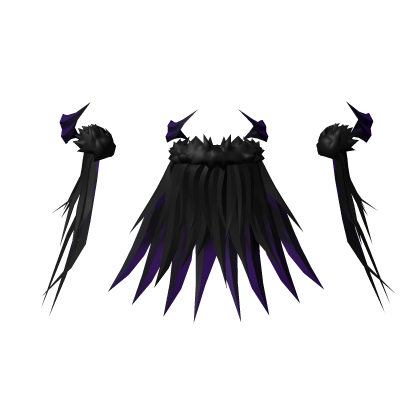Fur Floating Cape Purple Roblox item