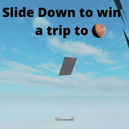 Slide Down to win a trip to mars [???] icon