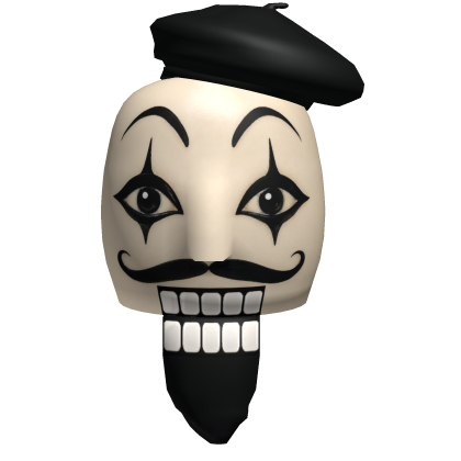 Mime nutcracker head Roblox item