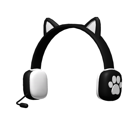 Black Cat Ears Headset