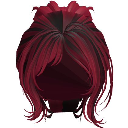 Dark Vampire Red Cute Candy Short Ponytail Roblox item