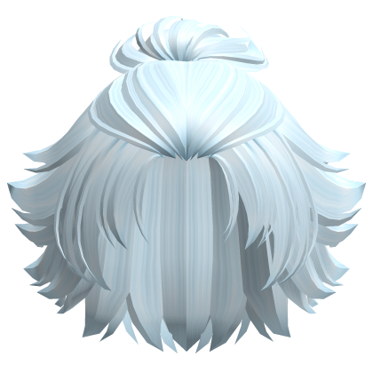 Wavy Anime Ponytail Boy Hair (Light Blue) Roblox item