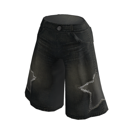 Y2K Star Jorts