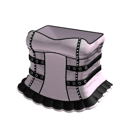 Gothic Emo Corset Dress in Pink & Black