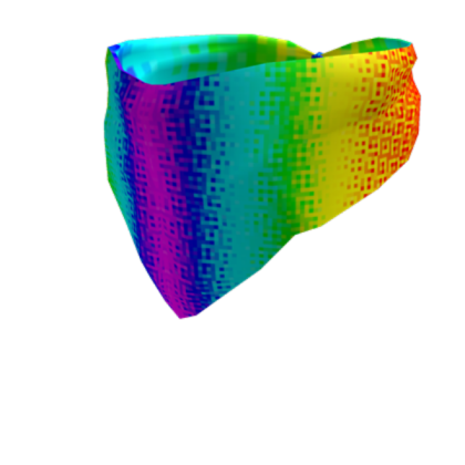 Rainbow Pixels Bandana Roblox decal
