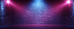 The empty stage studio