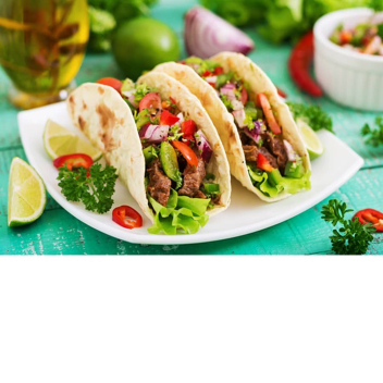 its raning tacos