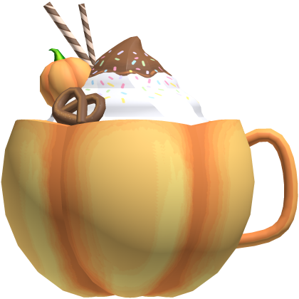 Cute Winter Pumpkin Spice Latte Fall Drink
