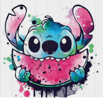 Stitch huge fans sisters
