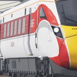 Some trains at a railway station icon