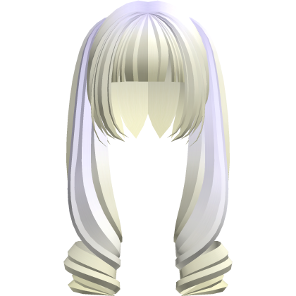۶ৎ | cute long anime pigtails moe yellow hair Roblox item