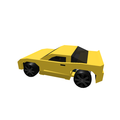 sports car with suspension
