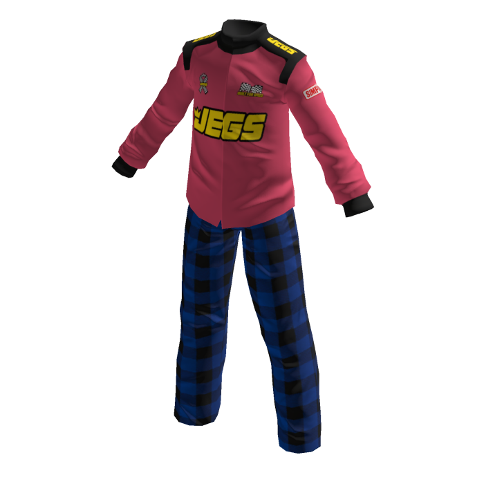 Pink JEGS Racing Jacket & Pajama Pants