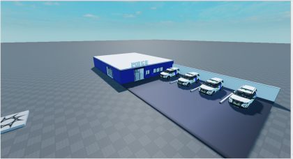 Modern Police Station - High Detail preview 4
