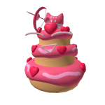 Valentines ciasto