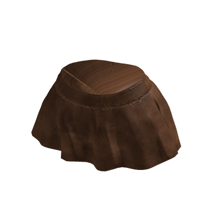 Brown Pleated Skirt