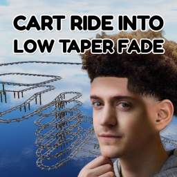 Cart Ride Into Massive Low Taper Fade!