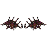 Orange Zombie Hand Wings