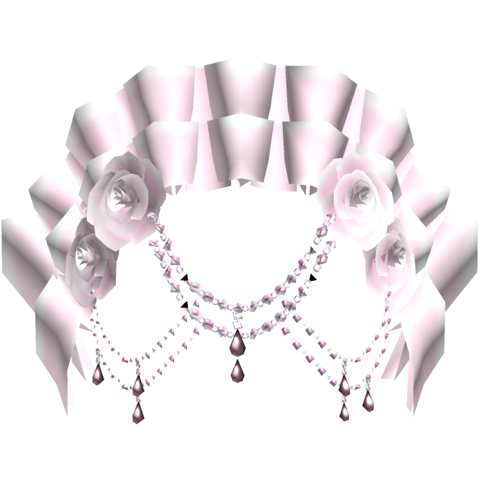 Pink Gothic Rose Dark Jewelry Headpiece