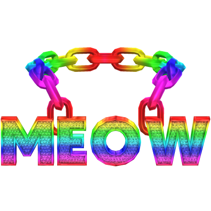 Rainbow Meow Chain Roblox item