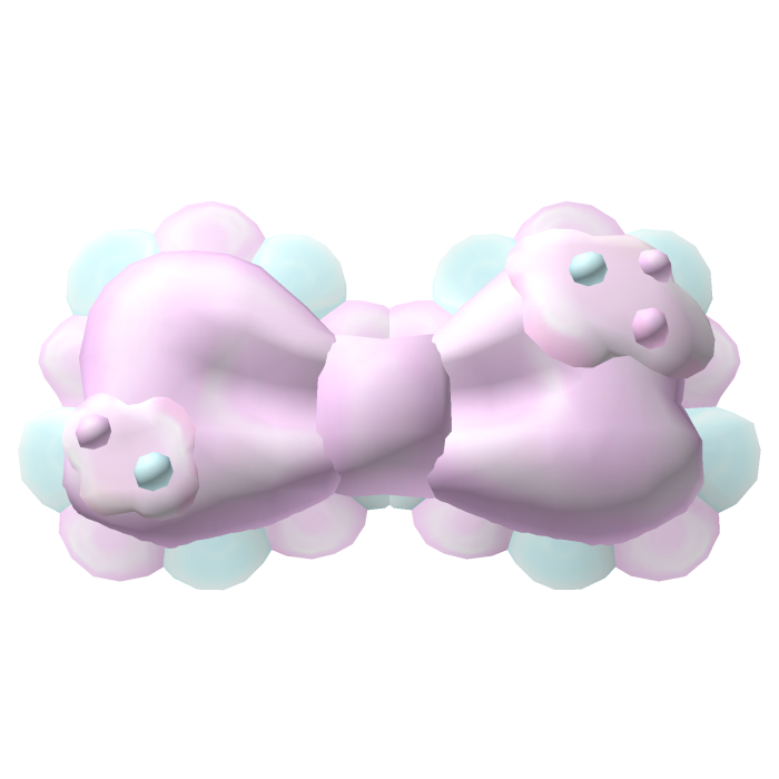 . ‿ ♡ cute sprinkle pink blue cotton candy bow