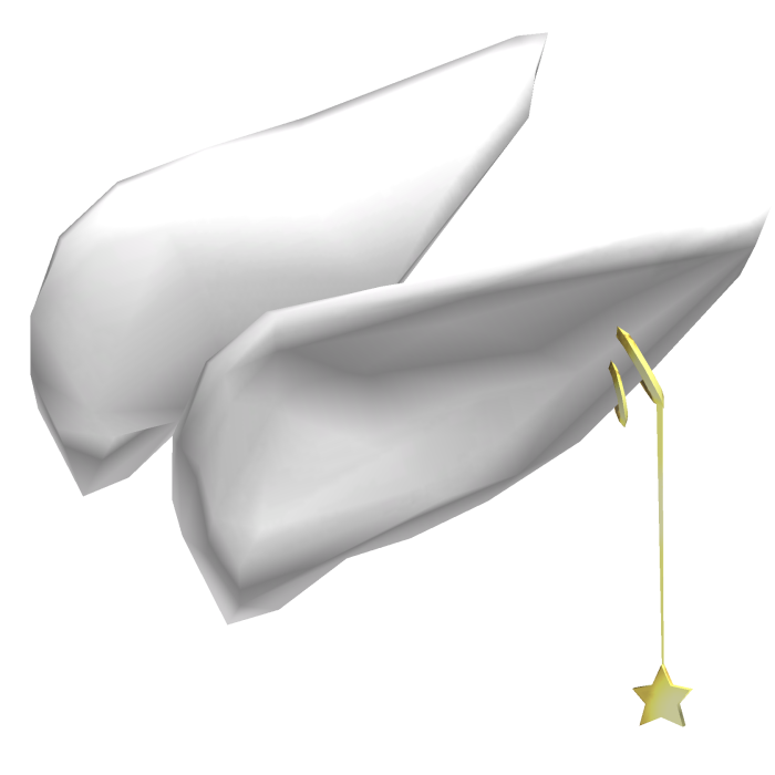 Simple White Silver Elf Ears