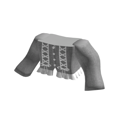 cute off shoulder grey cross sweater thumbnail