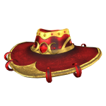 Royal Ruby Starlight Outlaw Hat