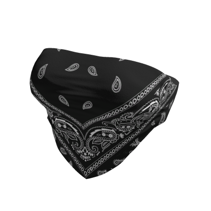bandana crop top black thumbnail
